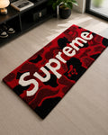 Supreme Red Camo Runner Rug