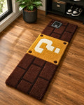 Super Mario Question Mark Block Runner Rug